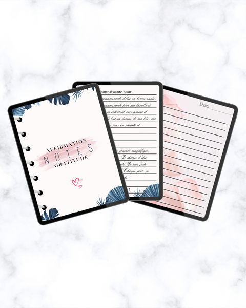 Affirmation Gratitude Notebook