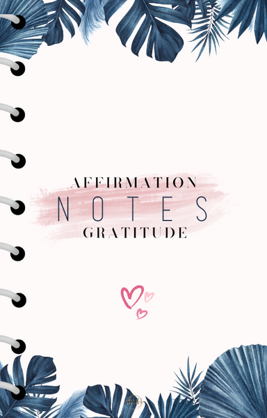 Affirmation Gratitude Notebook