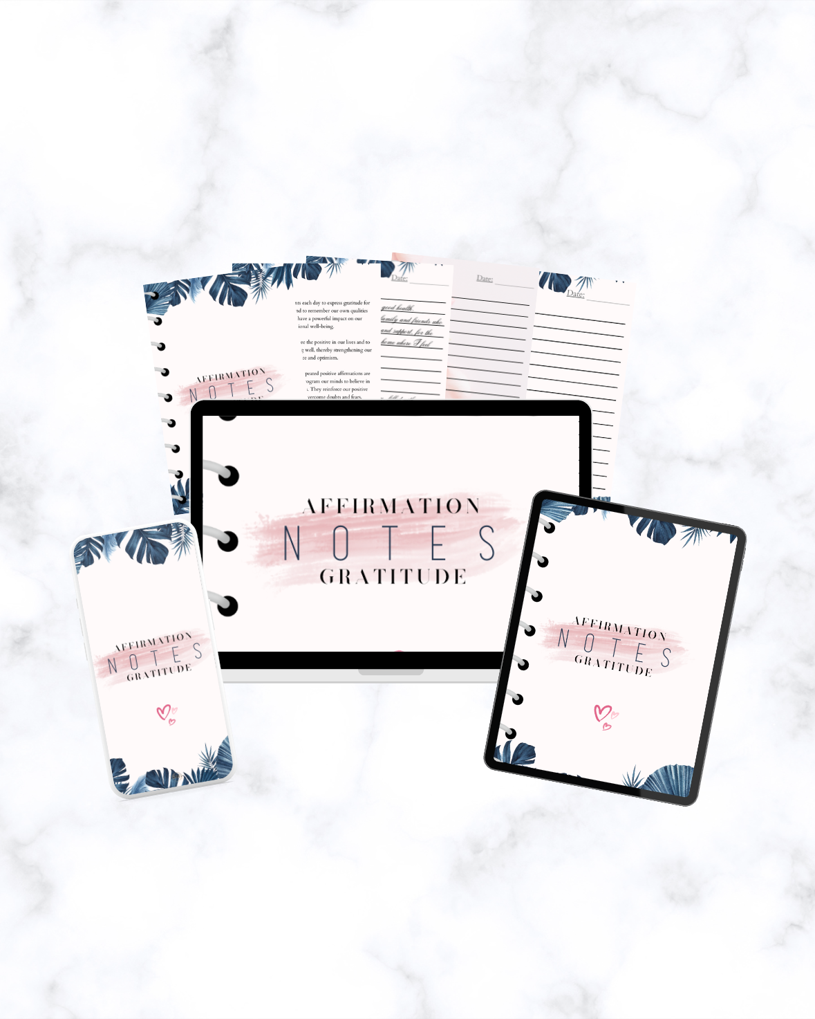 Affirmation Gratitude Notebook