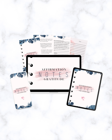 Affirmation Gratitude Notebook